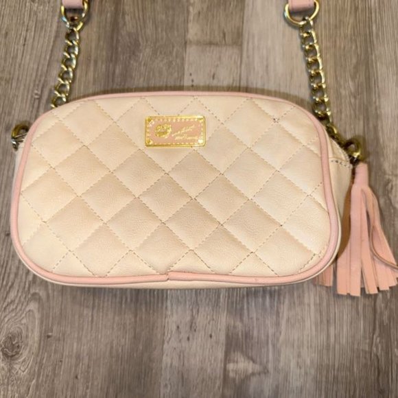 Betsey Johnson Bags Luv Betsey By Betsey Johnson Pale Pink Quilted